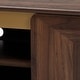 preview thumbnail 6 of 9, Graceland Mid-Century Modern Transitional Walnut Brown Finished Wood 2-Door TV Stand
