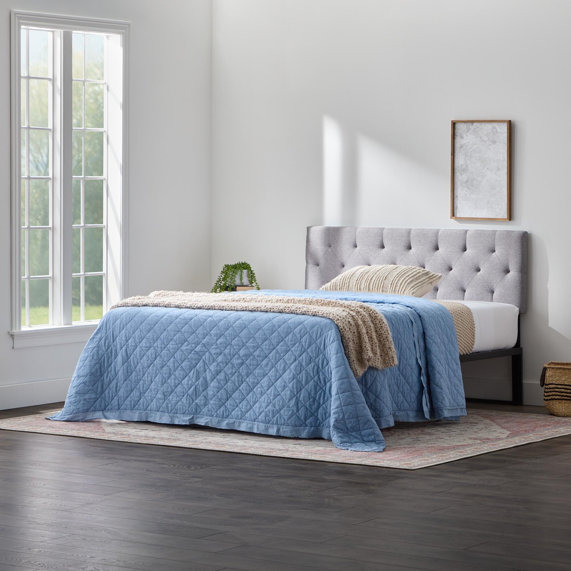 Emmie adjustable 2025 upholstered headboard