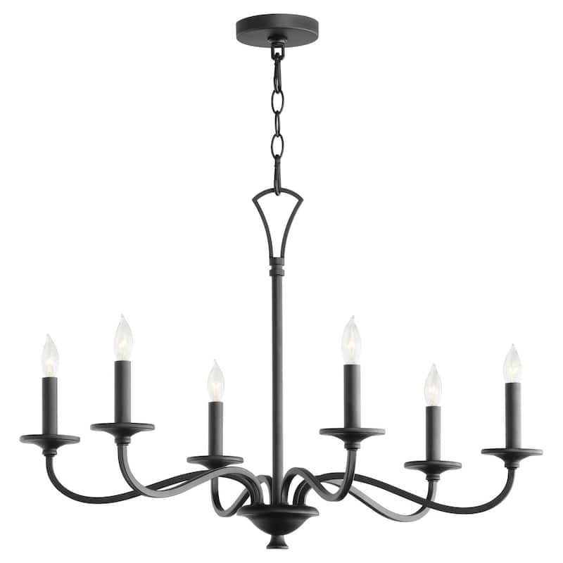 Quorum International 6021-6 Maryse 6 Light 29" Wide Taper Candle Style