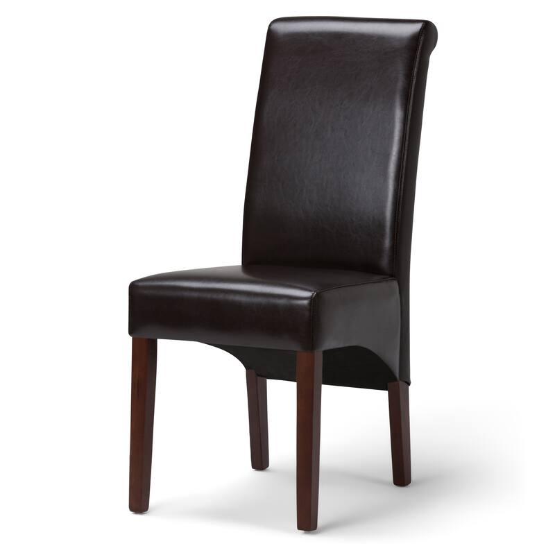 WYNDENHALL Franklin Transitional Deluxe Parson Dining Chair (Set of 2) - 17.7"w x 19.7"d x 40.2"h