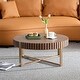 preview thumbnail 6 of 26, 31.5 Inch Round Coffee Table with Sturdy Pedestal