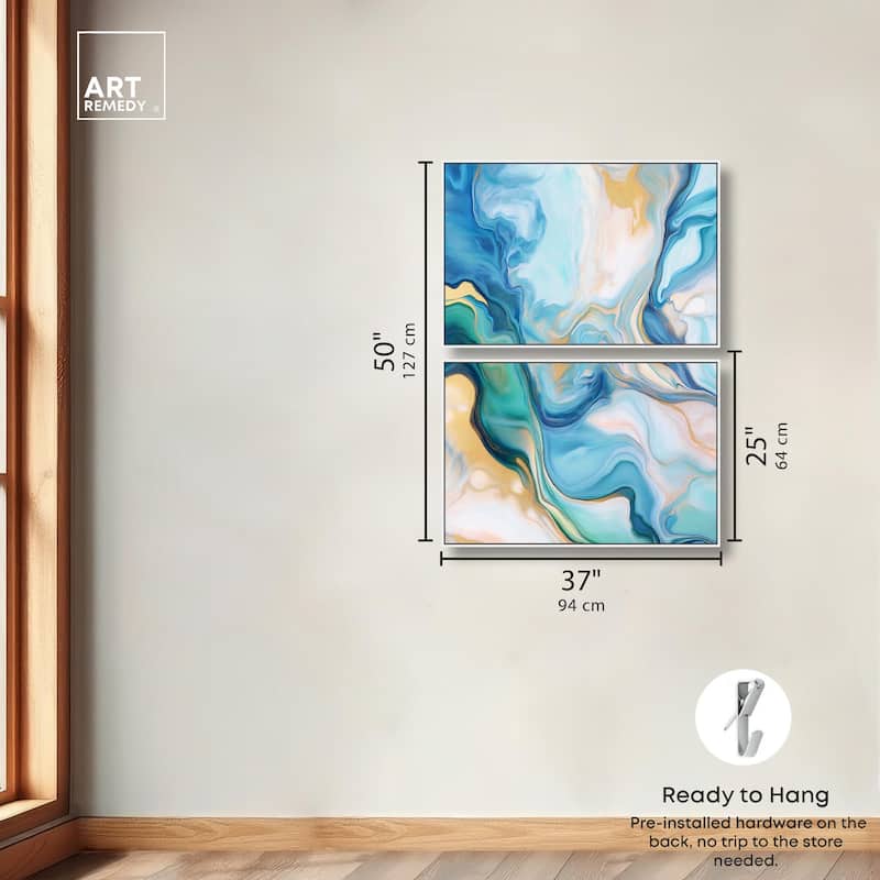 Visions Pastel II Canvas Set of 2 by Art Remedy