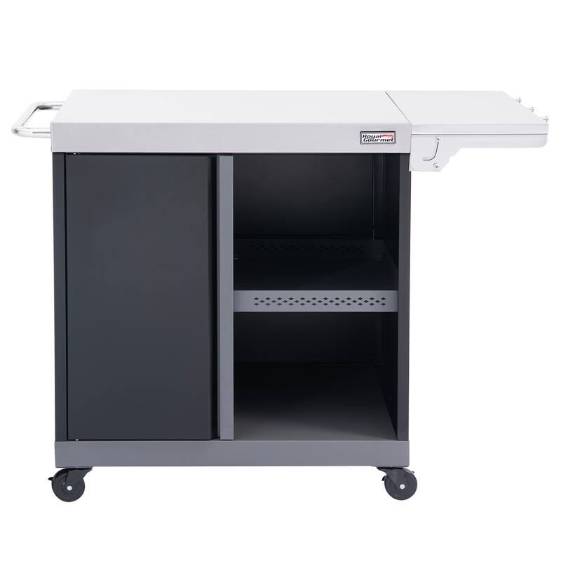 Royal Gourmet PC3201S Movable Kitchen Island Cart - Kitchen Cart