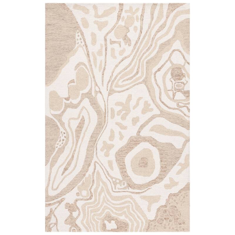 SAFAVIEH Handmade Ebony Ahlam Wool Rug