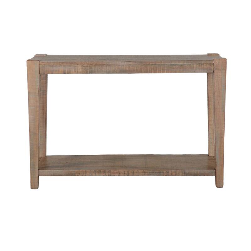 Lilly Sofa Table, 1 Shelf, Light Brown Mahogany, Rectangular 48 Inch