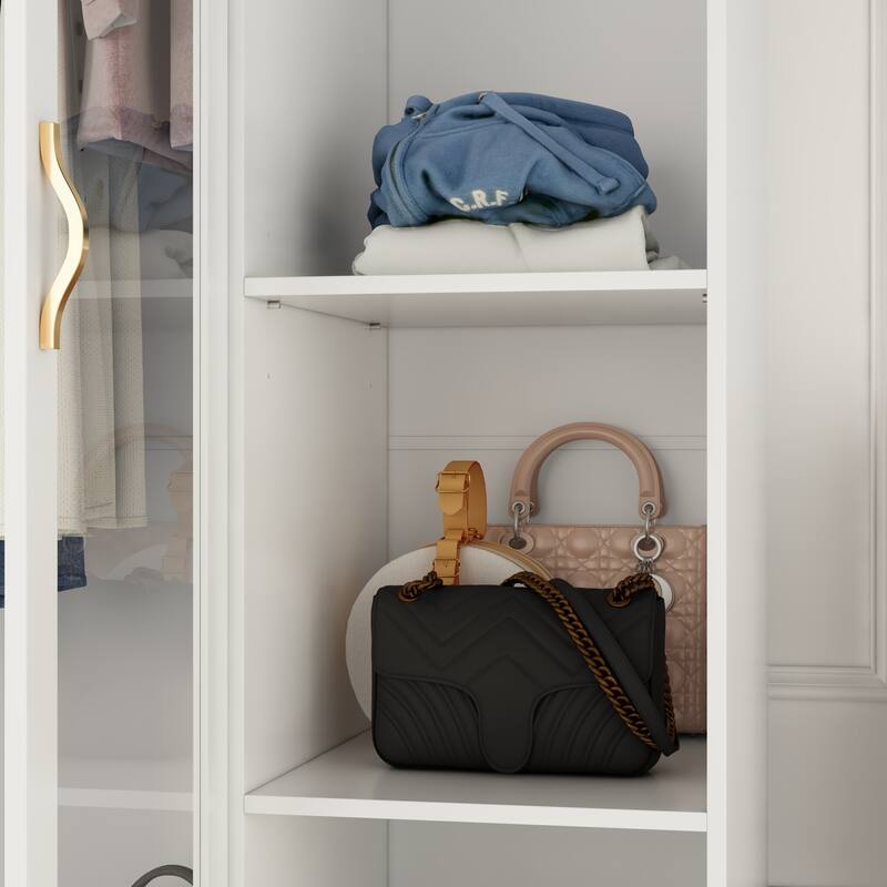 Chic Modular Closet System Wardrobe Units Armoires Home Organization