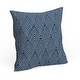 preview thumbnail 30 of 39, Carson Carrington Verdalsora Geometric Print Pillow 26" x 26" - Blue
