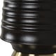 preview thumbnail 7 of 6, Uttermost Foster Black Glaze Table Lamp - 26'' H X 16'' W X 16'' D