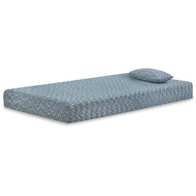 Signature Design by Ashley iKidz 7-inch Soft Foam Firm Mattress and Pillow Set