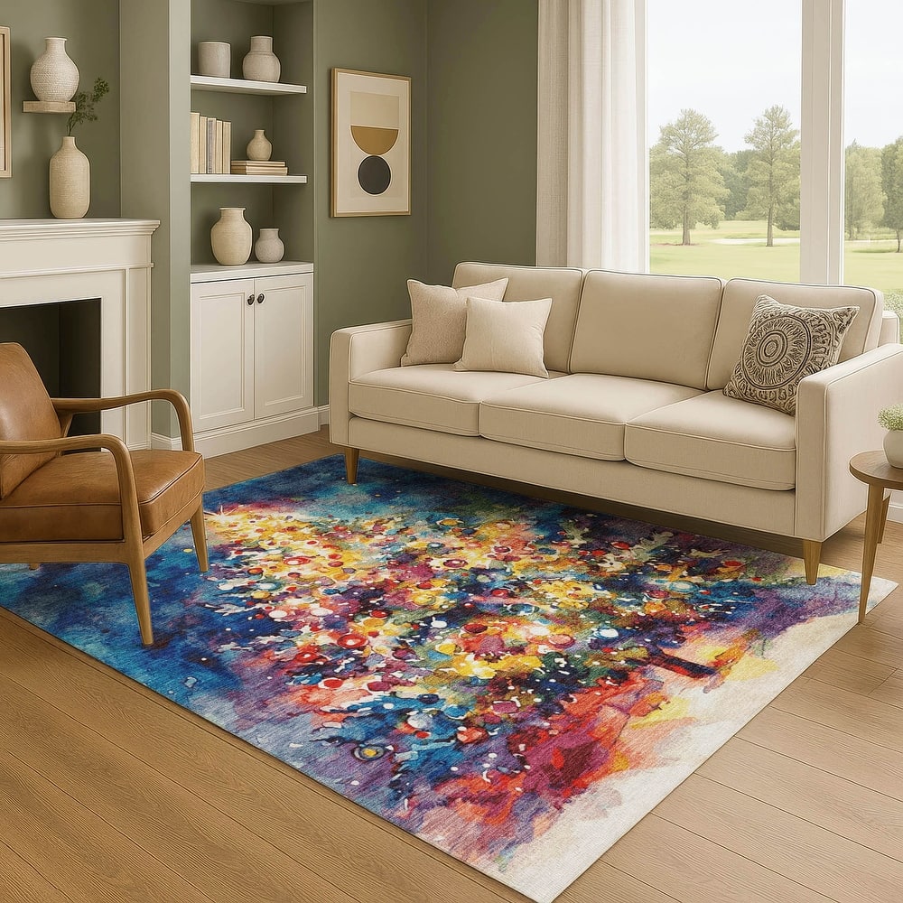 Premium Washable Super Soft Christmas Tree Mayfield Rug