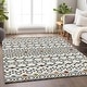 preview thumbnail 1 of 5, Premium Washable Super Soft Moroccan Global Mayfield Rug Ivory - 10' x 14'