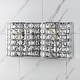 preview thumbnail 10 of 19, Jayne Deco 3-Light Metal/Crystal Classic Glam LED Vanity Light, by JONATHAN Y