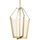 preview thumbnail 2 of 7, Kichler Calters 19.75 inch LED Pendant with Champagne Gold Finish