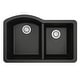 preview thumbnail 59 of 64, Karran Undermount Quartz 32 in. 60/40 Double Bowl Kitchen Sink Kit