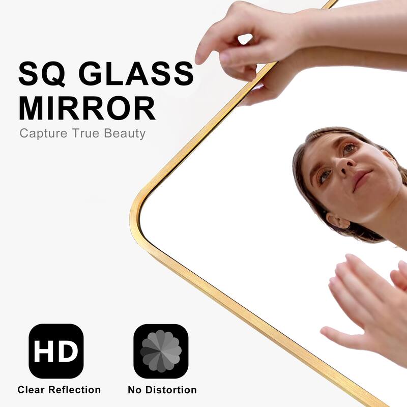 2 Pack Rectangle Vanity Mirror Wall Mirror