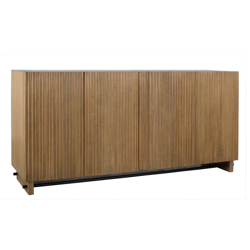 Uttermost Kellem Natural Wood 4 Door Cabinet