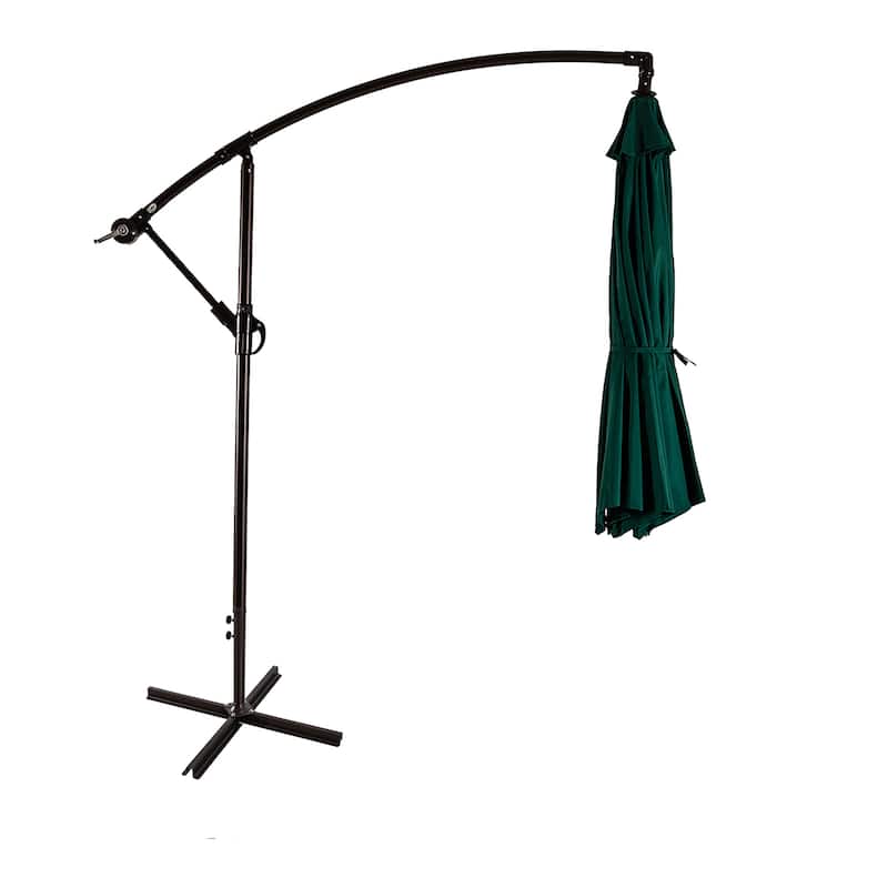 Weller 10-foot Offset Cantilever Hanging Patio Umbrella