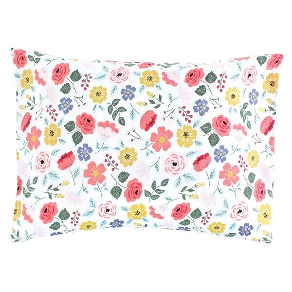slide 1 of 1, Hudson Baby Infant Girl Cotton Toddler Pillow Case, Modern Botanical, One Size - Modern Botanical Modern Botanical - One Size