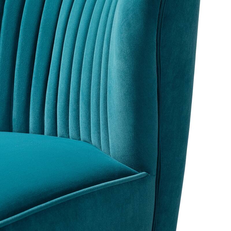 Barto Upholstered Side Chair with Tufted Back Set of 2 by HULALA HOME