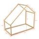 preview thumbnail 28 of 27, Twin Size House Bed Frame with Semi-Enclosed Design, Perfect for Kids