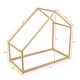 preview thumbnail 3 of 48, Wooden Twin/Full Bed Frames with Roof, Montessori House Shaped Floor Bed for Kids Girls Boys, Sturdy Framework, Easy Assembly