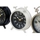 preview thumbnail 9 of 8, Iron Vintage Clock No Theme (Set of 3) - 6 x 3 x 8Round