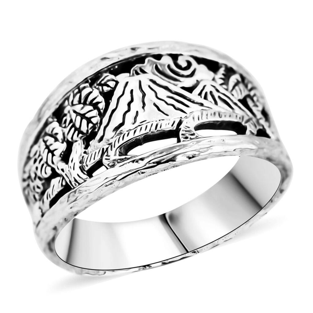 Shop LC Ring in Sterling Silver Size 8 6.10 Grams