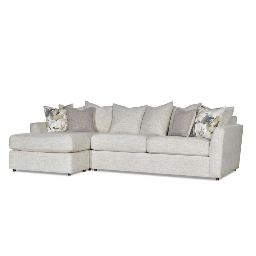 Loon Plush Upholstered Left Facing Sofa Chaise Sectional