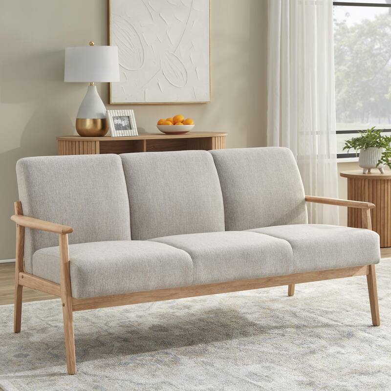 Lifestorey Beaumont Solid Wood 3-Piece Living room Set