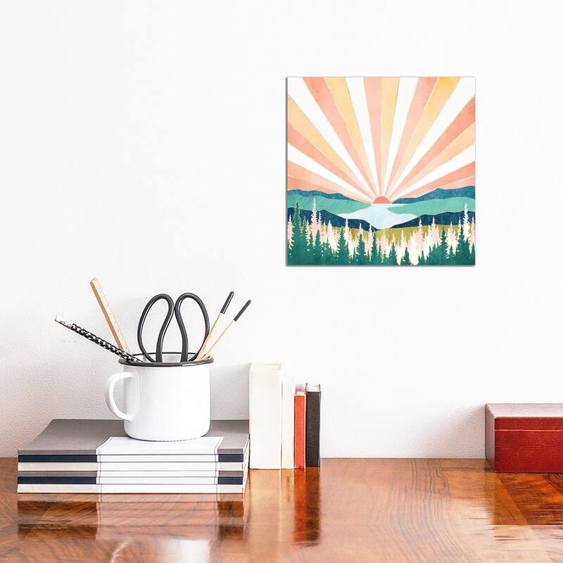 iCanvas "Summer Sunset" by SpaceFrog Designs Canvas Print - 12x12x1.5