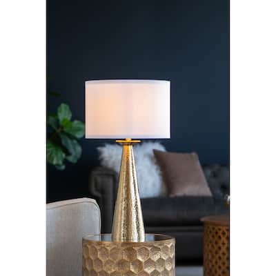 D15x28.5" Aluminum Cone Table Lamp(Lamp Shade Assembly Required)