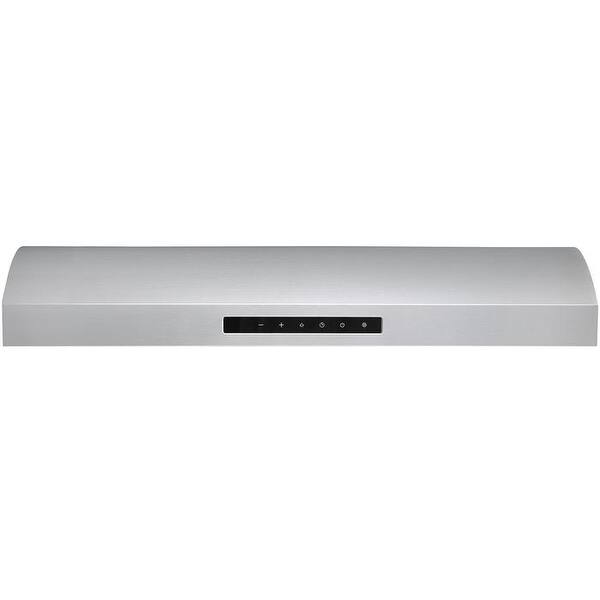 slide 1 of 5, Ancona 30 in. 350 CFM Under-Cabinet Range Hood in Stainless Steel