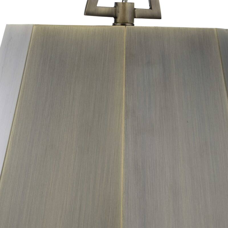 Uttermost Granada 1 Light Hexagon Pendant - 15"W x 15"D x 16"H