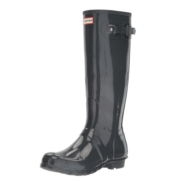slate grey hunter rain boots