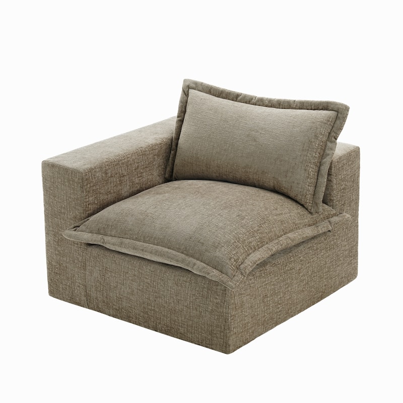 Comfy Cloud Couch Plush Modular Sectional Sofa For Living Room