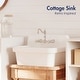 preview thumbnail 8 of 6, Eridanus Mason 24-inch Vitreous China Wall Mount Laundry Tub Utility Sink