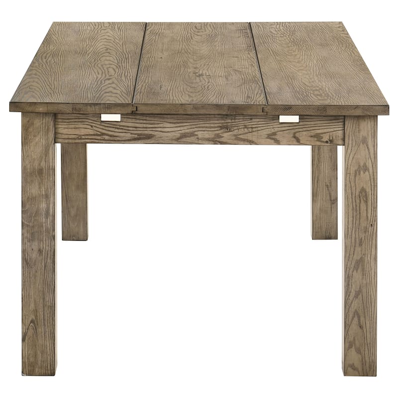 Cardova 87-inch Solid Wood Extension Dining Table Vineyard Oak - 63" x 39.25" x 30"