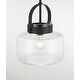 preview thumbnail 8 of 6, Minka Lavery 3937 WickGlow 11" Wide Pendant with Clear Glass Shade