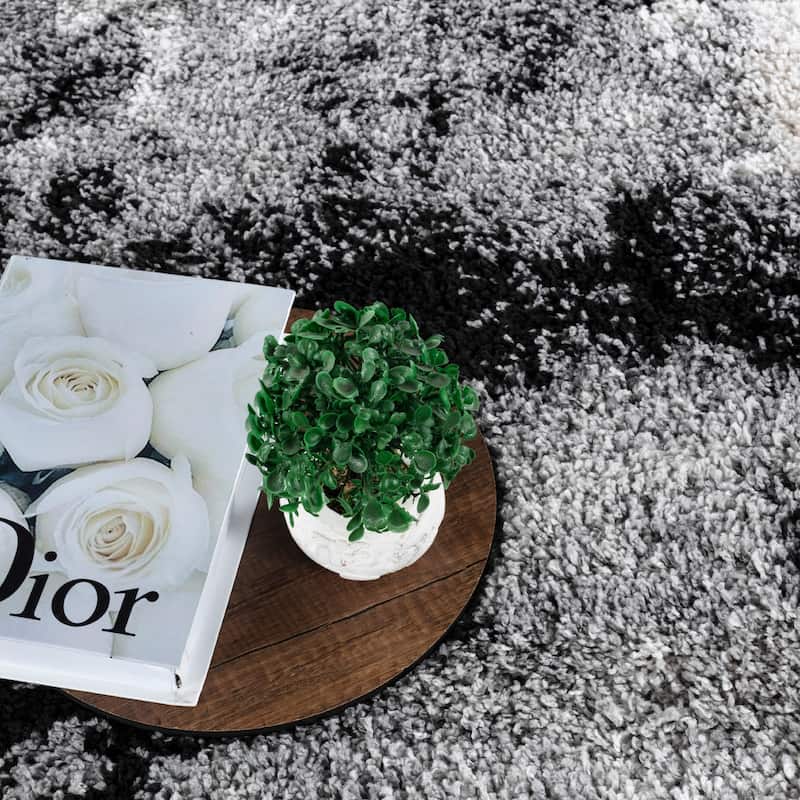 Noori Rug Lux Clark Abstract Modern 2-inch Thick Shag Rug