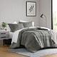 preview thumbnail 3 of 8, Chelsea Square Evans Pinch Pleated Soft Washed Boho Comforter Set