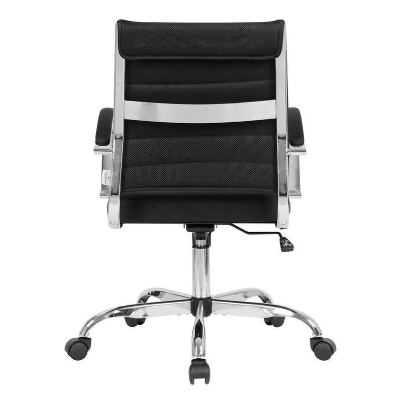 Mesh Office Chair with Adjustable Height, Swivel, and Tilt Benmar Series by LeisureMod