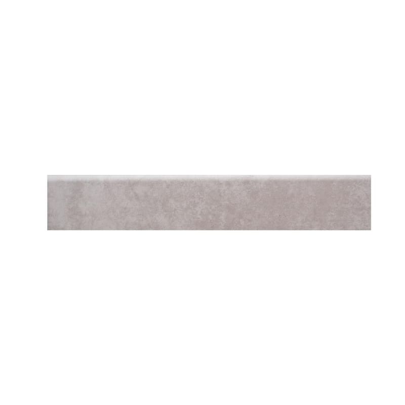 Bowery 3x18 Matte Porcelain Bullnose Tile Trim - 3 x 18 - 1 Piece - Gris