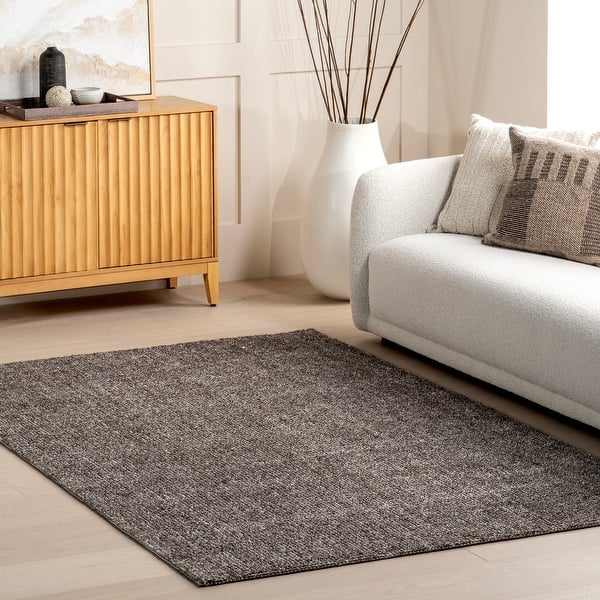 slide 2 of 18, Nuloom Marlene Classic PET Yarn Area Rug 2' x 3' - Brown
