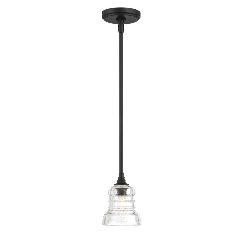 Crystorama Lighting Group GRG-1040 Gregory 5" Wide Mini Pendant /