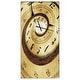preview thumbnail 4 of 12, Designart 'Endless Time Spiral' Oversized Contemporary Wall CLock