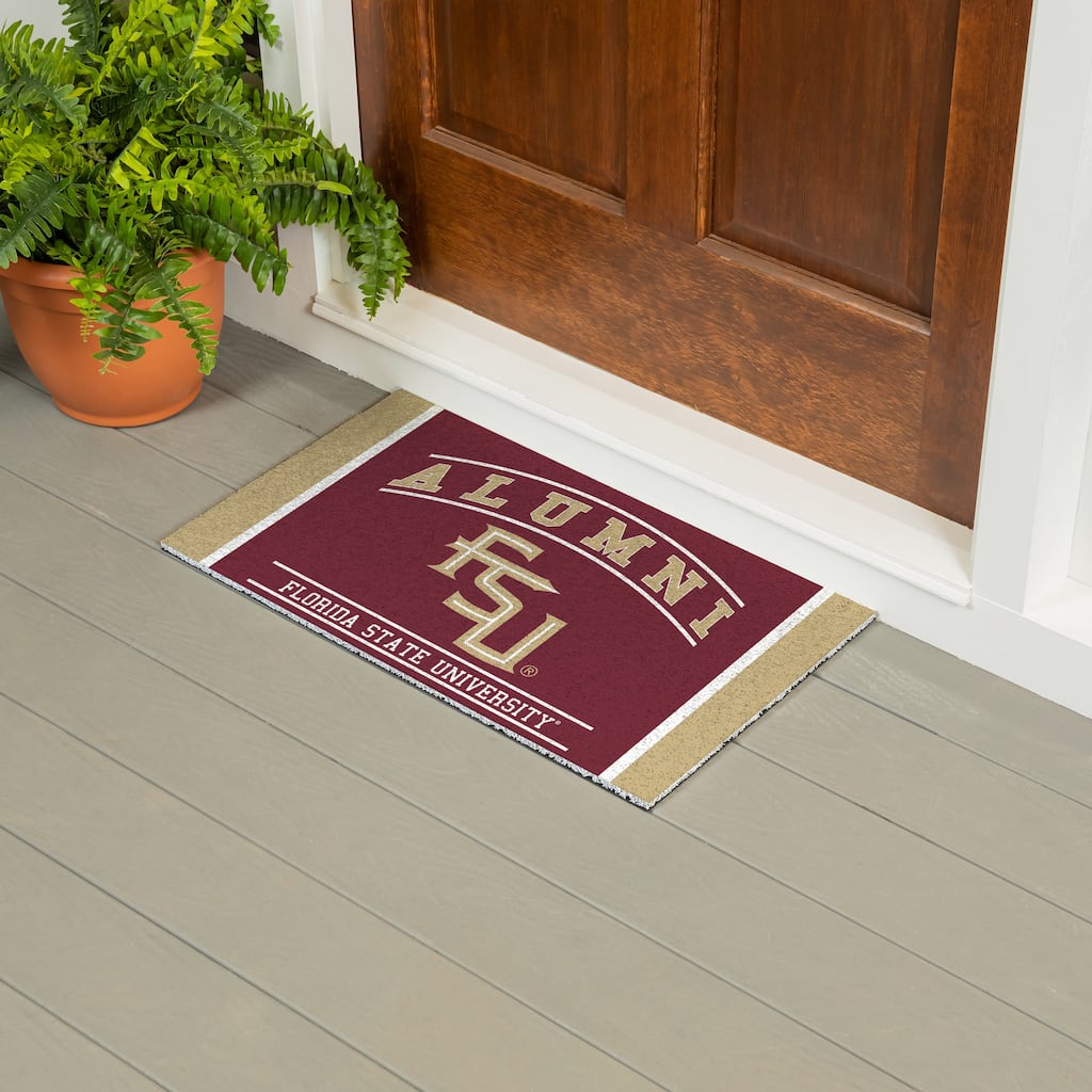 28 in. x 16 in. Florida State University Alumni Full Color PVC Door Mat