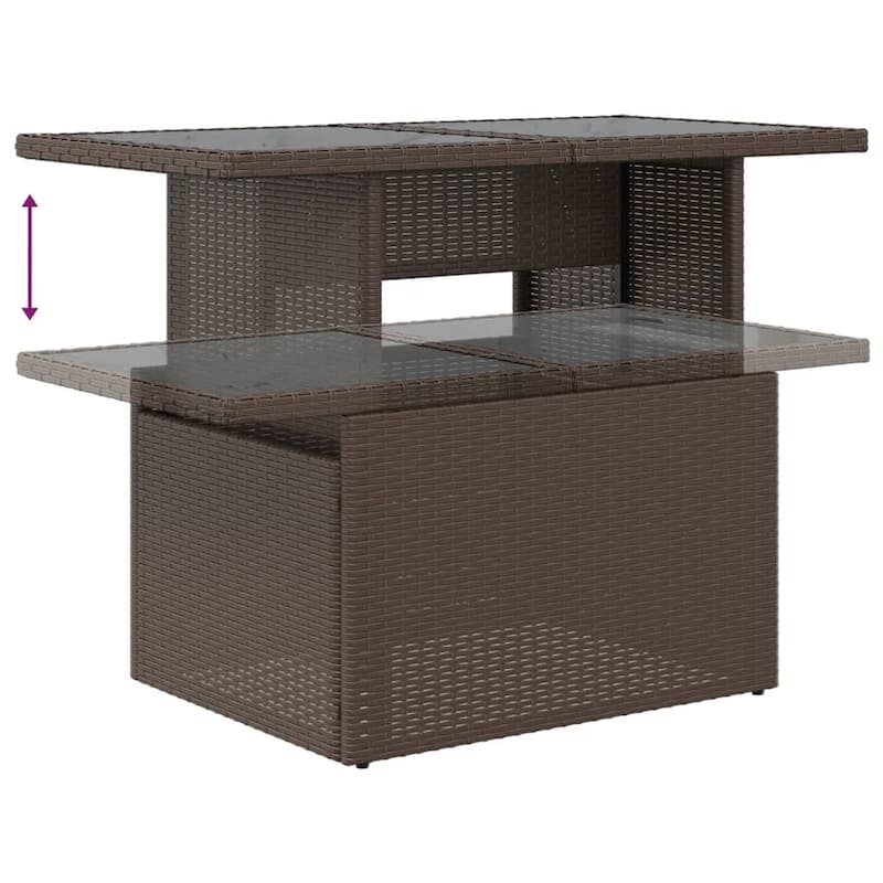 vidaXL Garden Sofa Set - 21.7 x 39.4 x 28.7