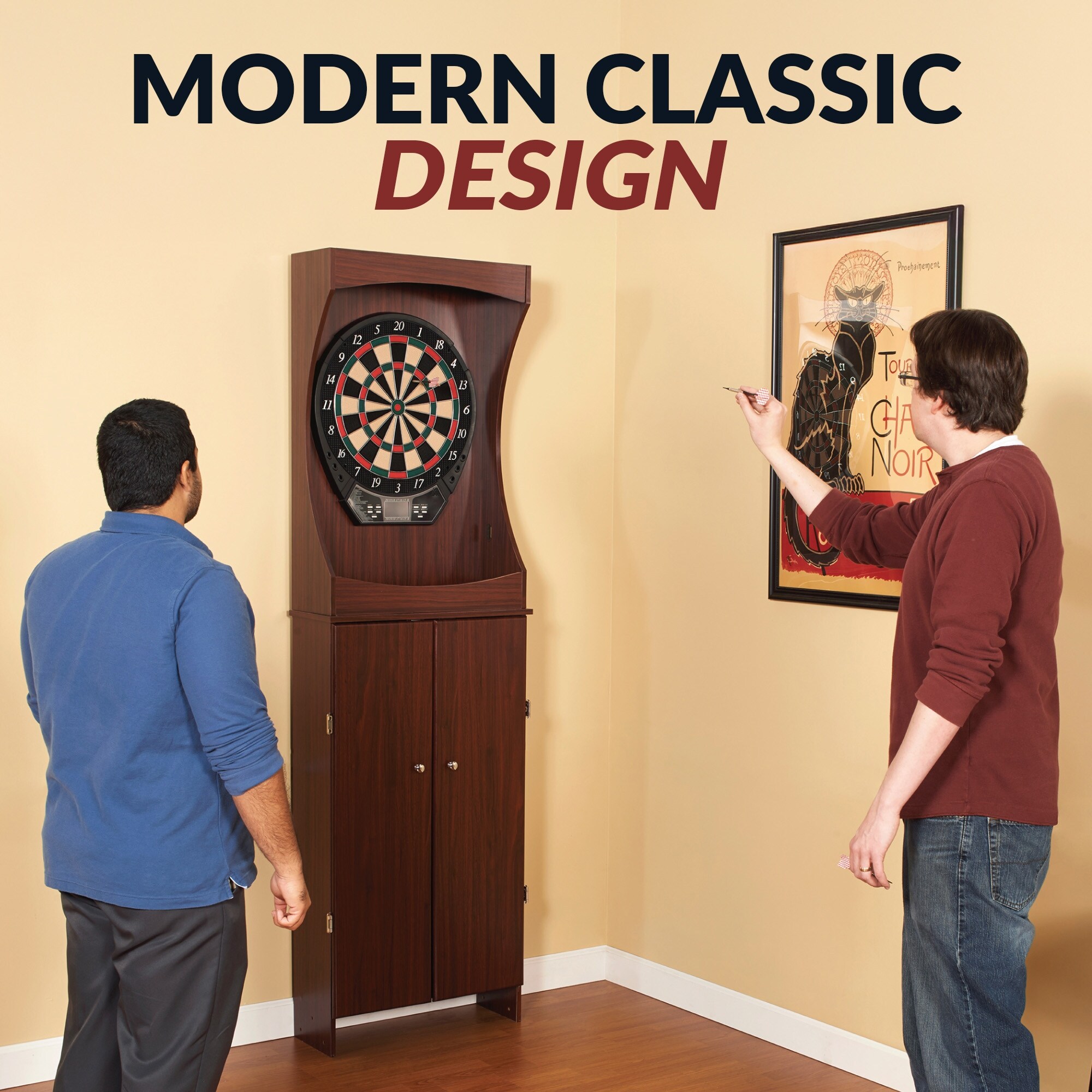 Hathaway Outlaw Electronic Dartboard and 81-in Free-Standing