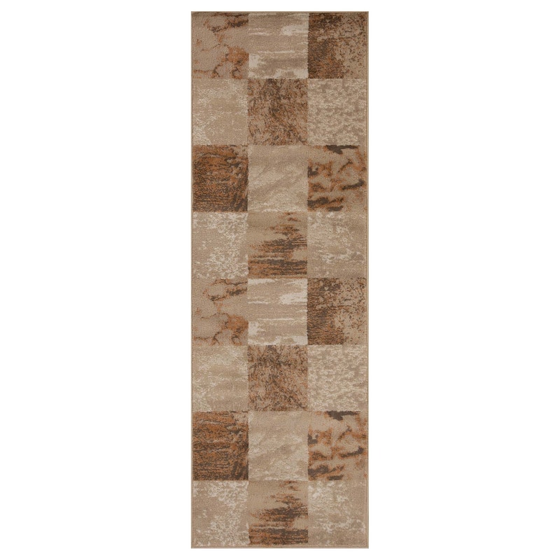 Patchwork Modern Eclectic Color Block Indoor Area Rug by Superior