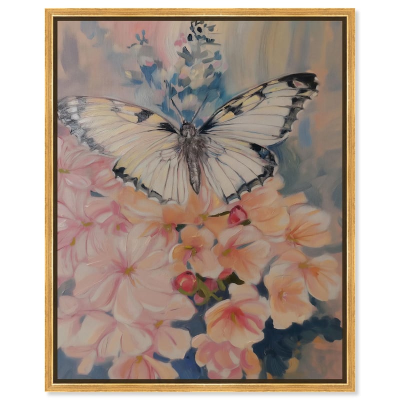Moonstone Monarch Canvas by Art Remedy - Gold - 20" x 24"